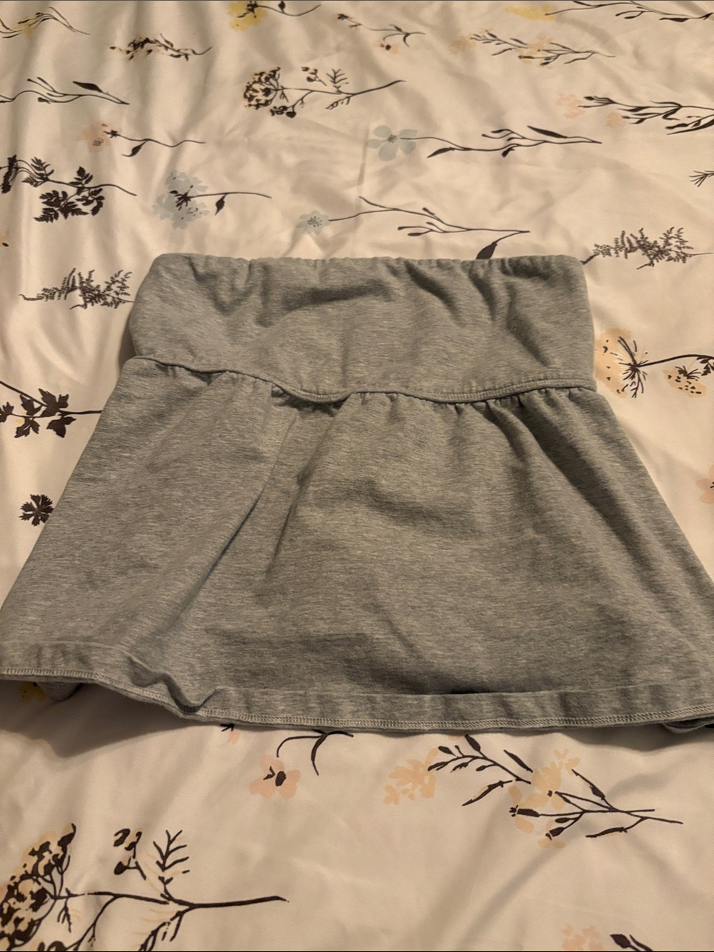 American Eagle Outfitters Gray Strapless Tube Top